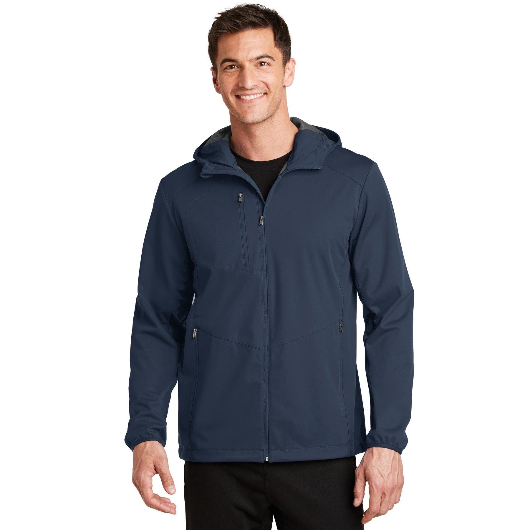 Port Authority-Port Authority® Active Hooded Soft Shell Jacket. J719-MedTech-2